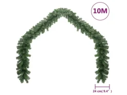 vidaXL Weihnachtsgirlande PVC 10 m
