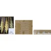 Weihnachts-Deko Eiszapfen zum Hängen aus Kunststoff 10,5 x 3,5 cm Gold 3 Stück