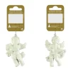 Weihnachts-Deko Engel zum Hängen aus Polyresin 5 cm x 7 cm Weiß 2-fach Sortiert