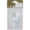 Weihnachts-Deko Saugnäpfemit Haken aus Kunststoff Ø 3,5 cm Transparent 6 Stück