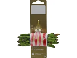 Weihnachts-Deko Spargel aus Glas zum Hängen 4,3 cm x 11 cm Grün