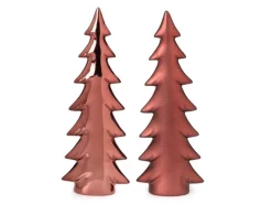 Weihnachts-Deko Tanne Stehend 22,9 cm Dunkelrot 2-fach Sortiert