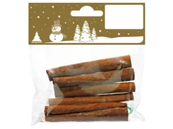 Weihnachtsdeko Zimtstangen 8 cm Braun 5 Stück
