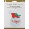 Weihnachtsdekoration Bastelset Santa aus Filz zum Hängen
