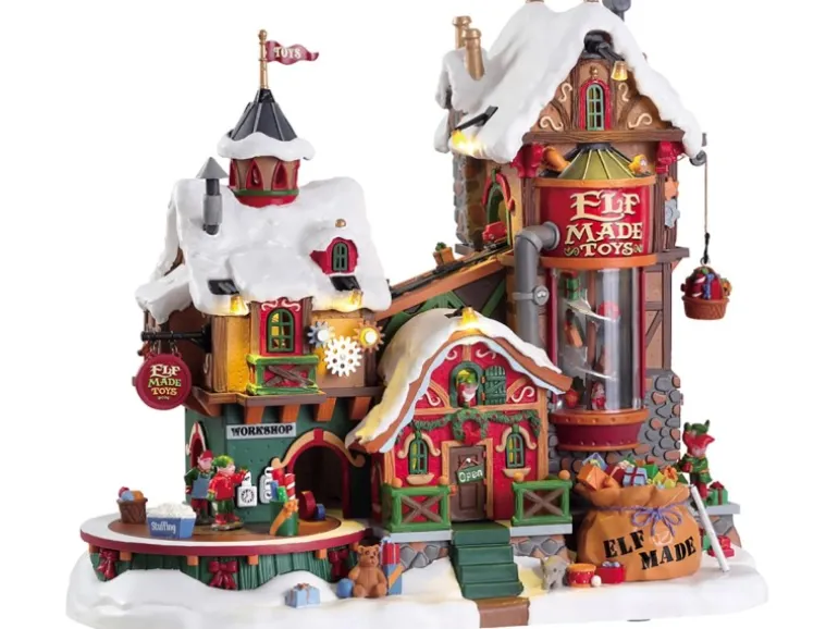 Weihnachtsdekoration Elfen Spielzeugfabrik