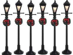 Weihnachtsdekoration Gaslaternen 6-teilig