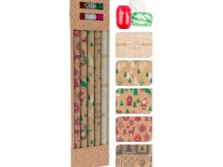 Weihnachtsdekoration Geschenkpapier-Set 11-tlg.
