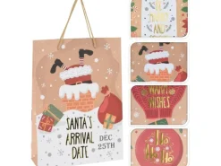 Weihnachtsdekoration Geschenktasche XL 4-fach Sortiert