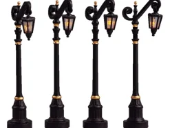 Weihnachtsdekoration Kolonial Laterne 4er-Set