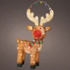 Weihnachtsfigur Rentier mit LED-Beleuchtung 61 cm x 85 cm