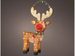 Weihnachtsfigur Rentier mit LED-Beleuchtung 61 cm x 85 cm