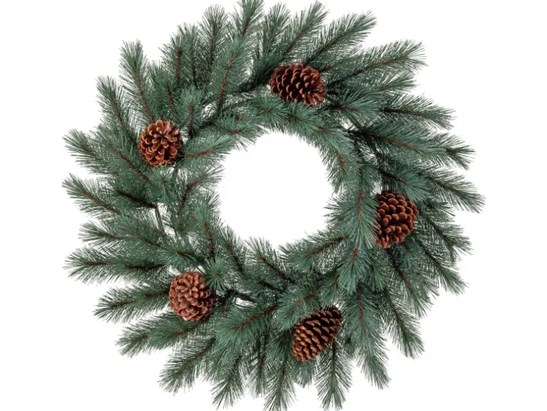 Weihnachtskranz Ø 60 cm x 15 cm Grün