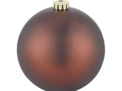 Weihnachtskugel Ø 14 cm Braun