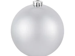 Weihnachtskugel Ø 14 cm Silber