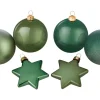 Weihnachtskugel-Set Ø 6 cm 50-teilig Grün