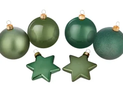 Weihnachtskugel-Set Ø 6 cm 50-teilig Grün