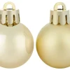Weihnachtskugel-Set Ø 3 cm 24-teilig Gold