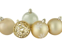 Weihnachtskugel-Set Ornament 25-teilig Ø 6 cm Gold