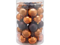 Weihnachtskugel-Set Sterne 50-teilig Kupfer