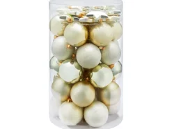 Weihnachtskugel-Set Sterne 50-teilig Champagner