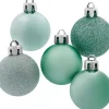 Weihnachtskugel-Set 30-teilig Mint