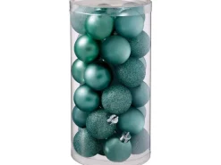 Weihnachtskugel-Set 30-teilig Mint