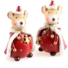 Weihnachtsmaus mit Hut stehend 9 cm