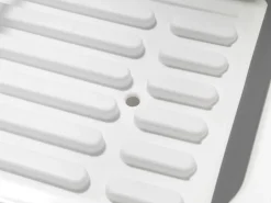 Wenko Geschirrabtropfständer faltbar Grau/Weiß