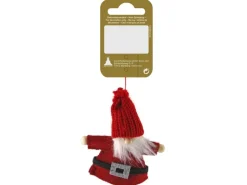 Wichtel Nikolaus Holz mit Wolle/Filz 10 cm