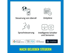 WiZ LED-Lichterkette Fairy Light Color 20 m Schwarz