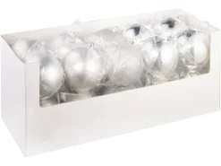 XXL Weihnachtskugel Ø 14 cm 1 Stück Silber