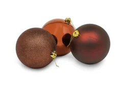 XXL Weihnachtskugel Ø 14 cm 1 Stück Braun