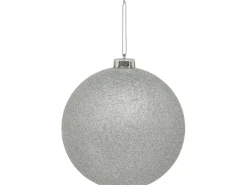 XXL-Weihnachtskugel Ø 20 cm Silber
