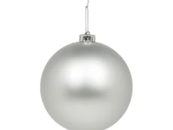 XXL-Weihnachtskugel Ø 20 cm Silber