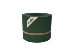 zaunzu Sichtschutz Rille PP für Doppelstabmatten Zaun Tannengrün 26m